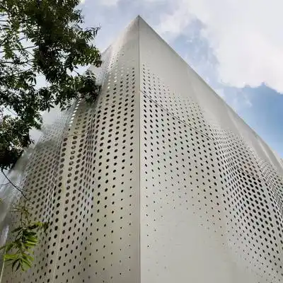 外墙彰显个性装饰造型铝单板定制生产厂家