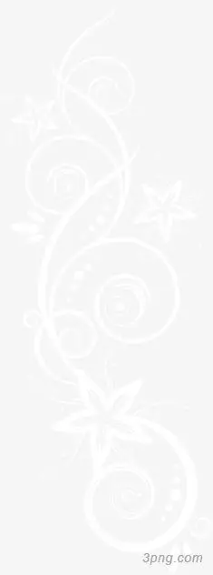 白色唯美花朵设计花纹