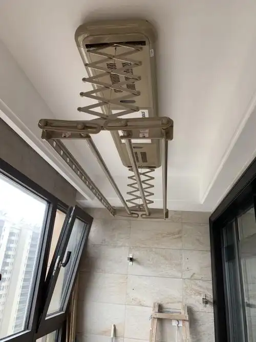 higold/悍高 智能语音声控升降电动晾衣架 阳台遥控烘干消毒风干四杆