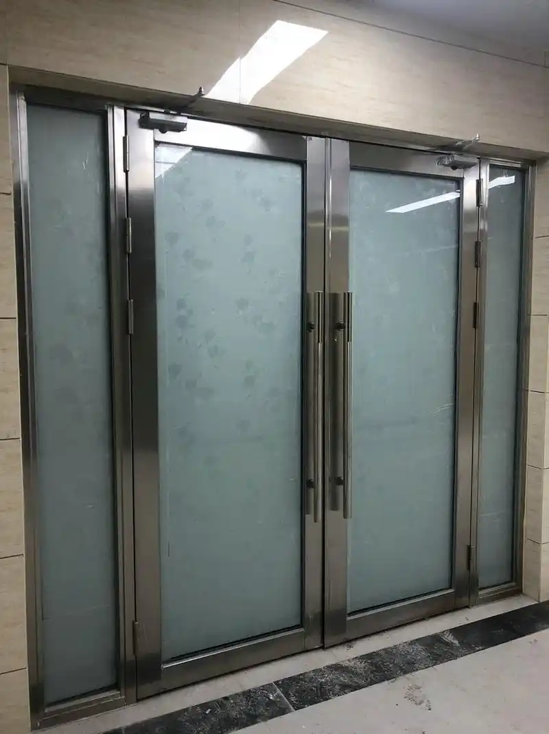 乙级不锈钢防火玻璃门,消防通道防火玻璃门,玻璃防火门 乙级不锈钢
