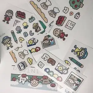 卓大王贴纸阿卓幼稚园可爱pvc防水杯贴膳魔师保温杯装饰手账贴.