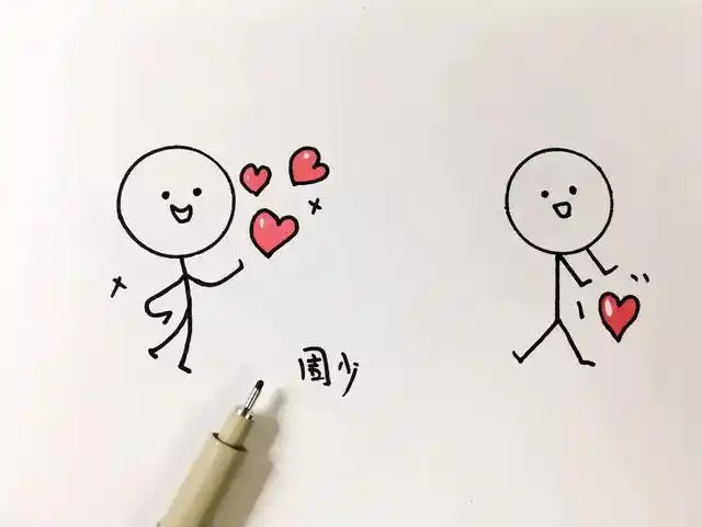 吹个泡泡也是爱你的形状,loveu;抖音表白简笔画图片预览表情包mylove