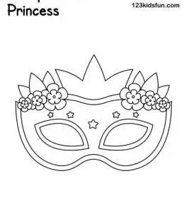 面具打印 | 红豆饭小学生简笔画大全