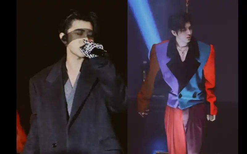 gq跳舞的蔡徐坤,一舞定蓝血prada,其实当年红毯就穿了范思哲,6年后