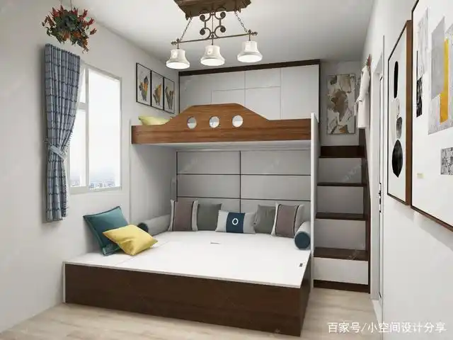 下床榻榻米地台的休息空间更阔