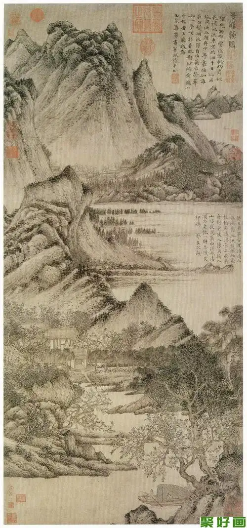 元代画家王蒙山水画作品赏析