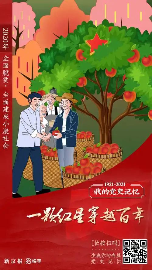 50款海报串起新京报建党百年礼赞
