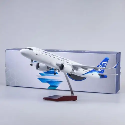 航空飞机客机民航仿真a320neo空客华夏带灯轮子飞机模型