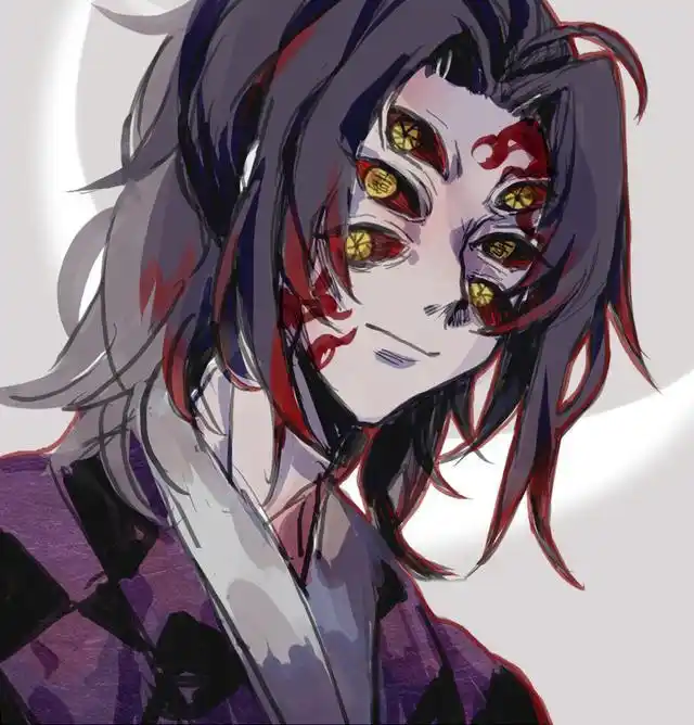 鬼灭之刃十二鬼月上弦之壹:黑死牟高清大图