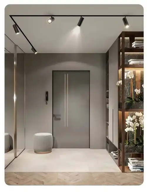 星如雨led磁吸轨道灯暗装嵌入式泛光灯10w无主灯客餐厅