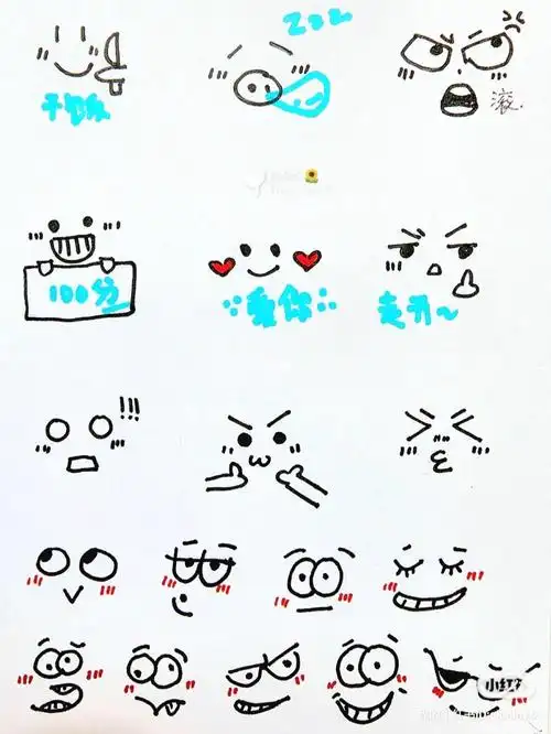 简笔画表情包