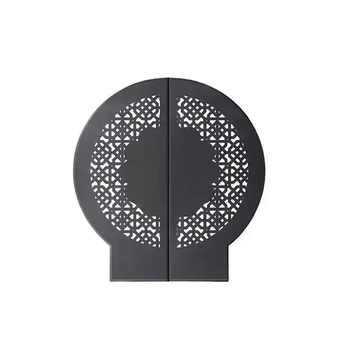 定制 铁艺中式月亮门庭院门圆形整套圆门洞苏式徽派门对开门拱门 - 抖