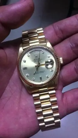 3点位置没有. 表背面18k 标识 表带8385.18k标.999成新 已