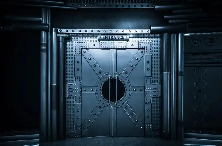 金属门 科幻场景