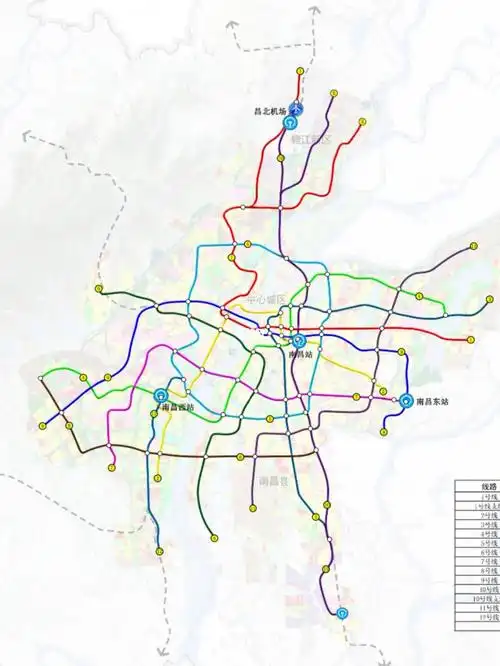 南昌最新地铁规划象湖新建湾里终于有盼头
