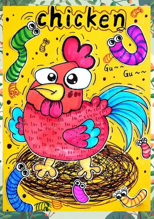 儿童画创作灵感精选:探索40幅创意佳作