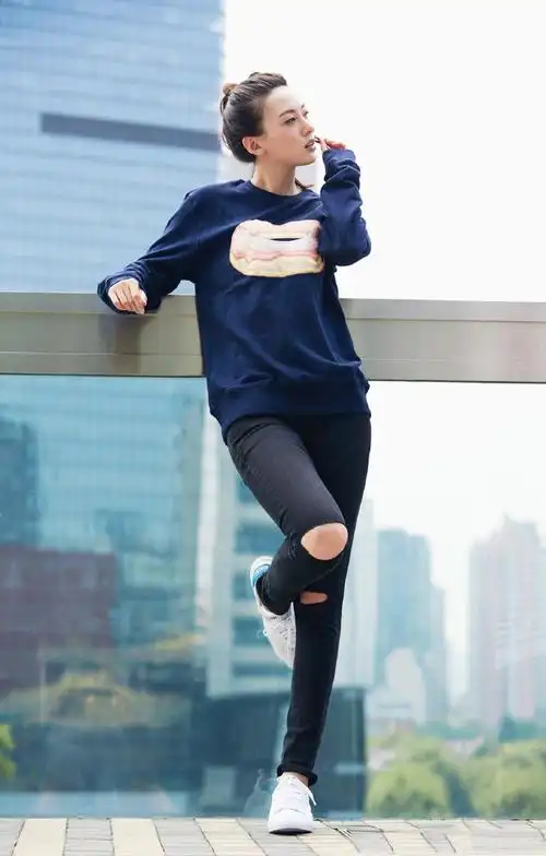 高磊鑫时尚养眼街拍图片