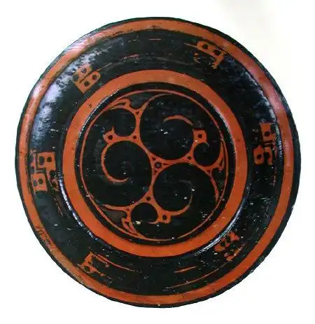 楚秦汉漆器彩绘凤纹卮