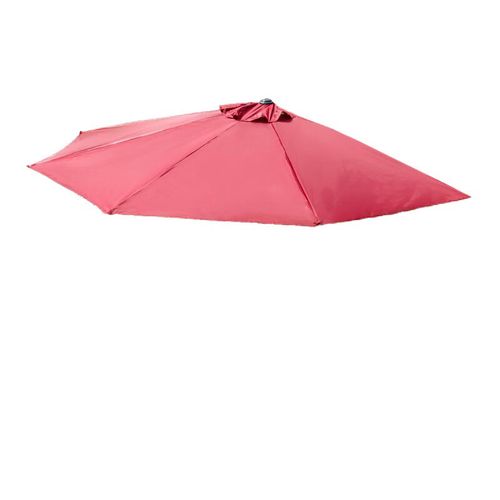 雅德阁户外遮阳伞伞布 半边伞伞布 半圆伞伞布 酒红色 300x150cm