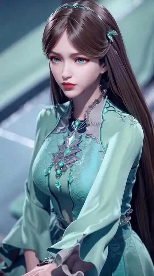 《斗罗大陆》67宁荣荣 ai 壁纸-《斗罗大陆》67