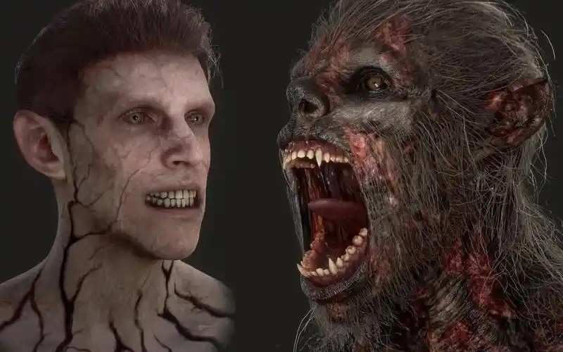 【ue4美术】狼人变身动画展示与制作思路经验分享(中文字幕)