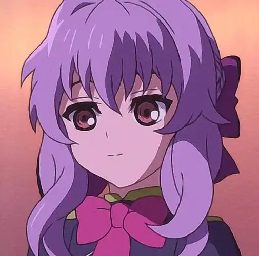 动漫头像女生头像可爱紫色终结的炽天使