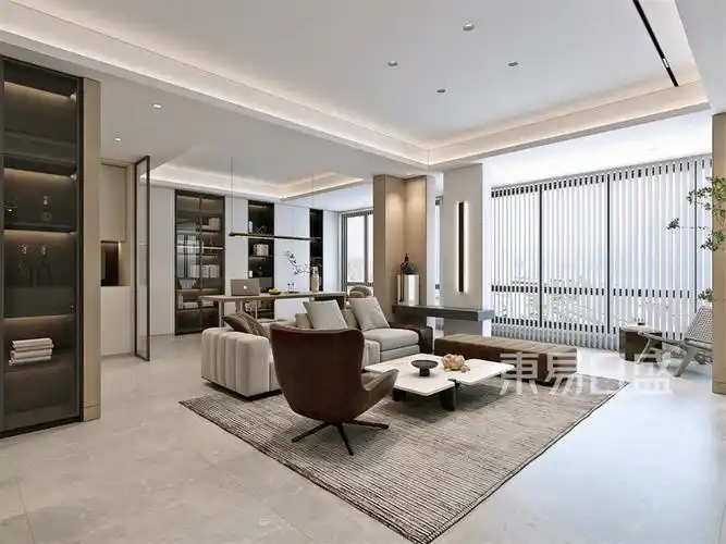 观澜半岛137㎡现代简约风格装修效果图