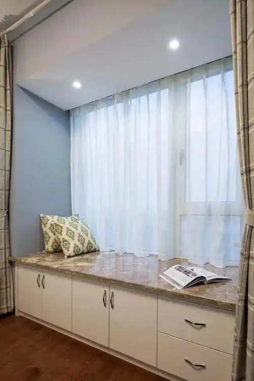 卧室大理石飘窗台好看又耐用