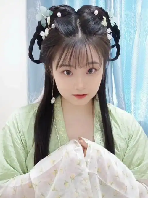 汉服发型可爱灵动古装剧小仙女发型教程