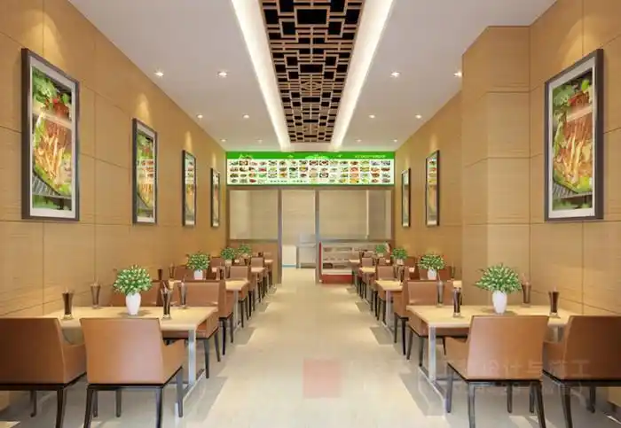 重庆家常菜小餐馆装修设计效果图「观景装饰」