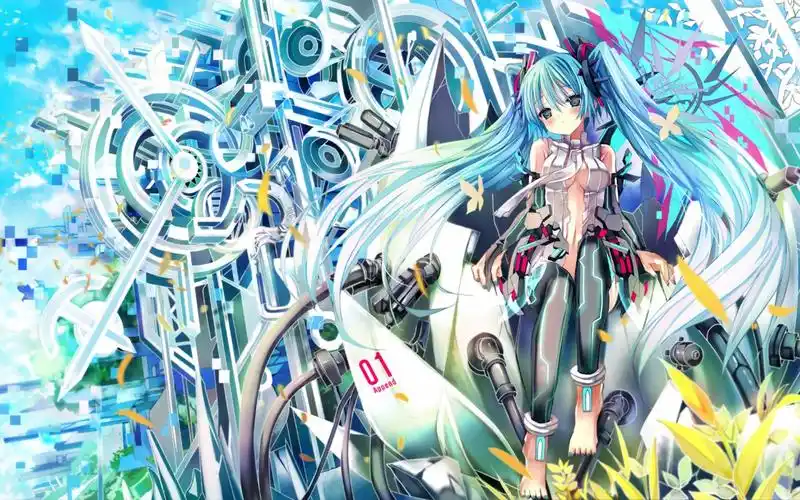 桌面壁纸 动漫 动漫人物 > 初音未来壁纸 第五辑壁纸分辨率:(1920x