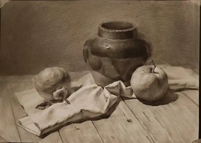 学生静物写生优秀作品