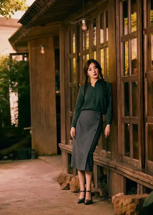 原创张含韵好酷黑色小吊带配白t恤简洁开叉牛仔裤太抢镜超有型