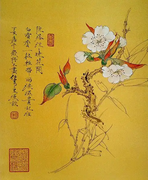 09:25:40工笔梨花8喜欢点墨中国:工笔画(二)紫萌月同采自tianlang71