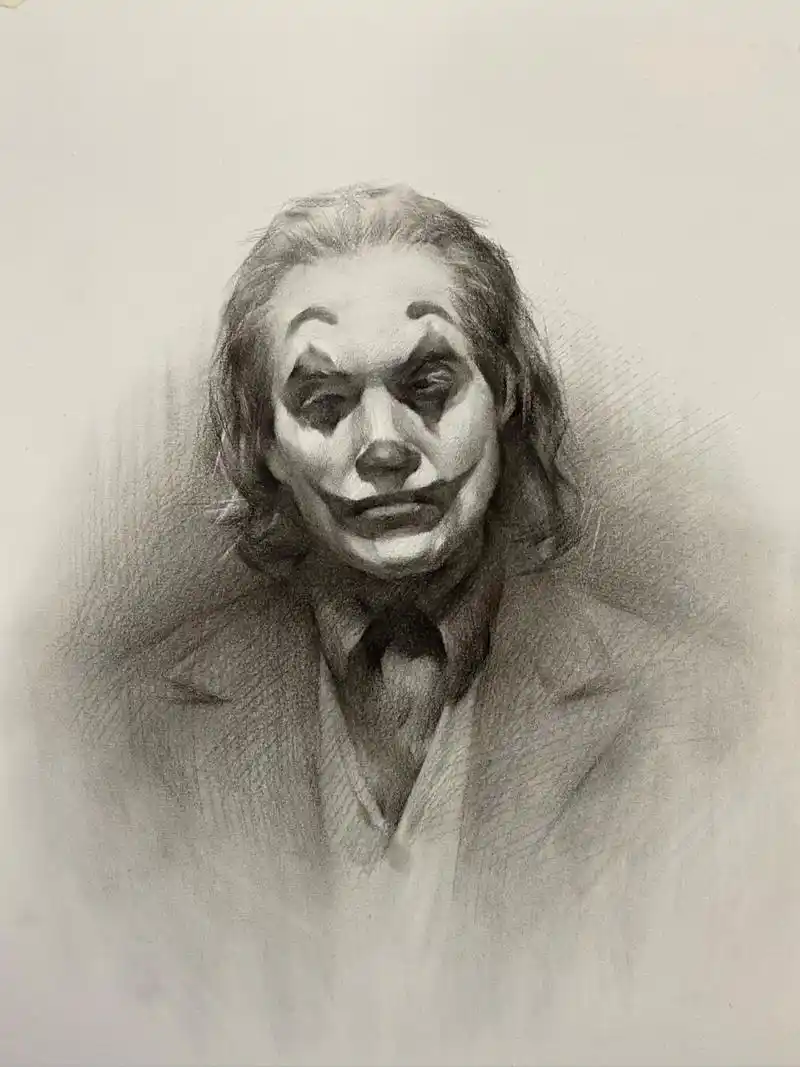 素描小丑带步骤