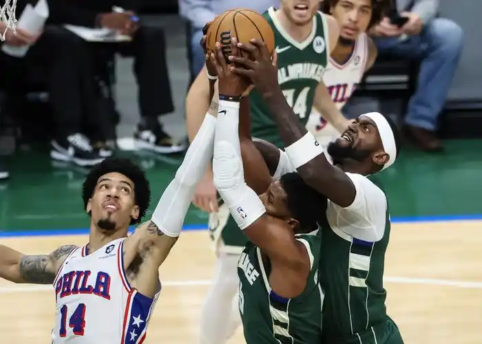 篮球——nba常规赛:雄鹿胜76人_腾讯新闻