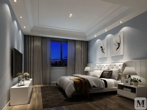 简约卧室吊顶装修效果图