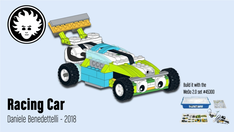 乐高图纸-wedo2.0-racing car