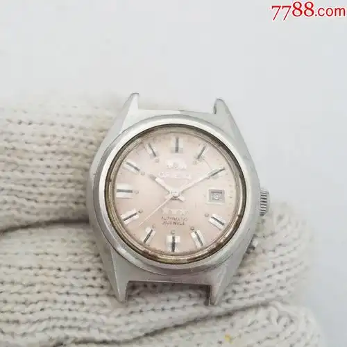 日本双狮三星系列自动机械女表晃晃能走一两步能手动上链