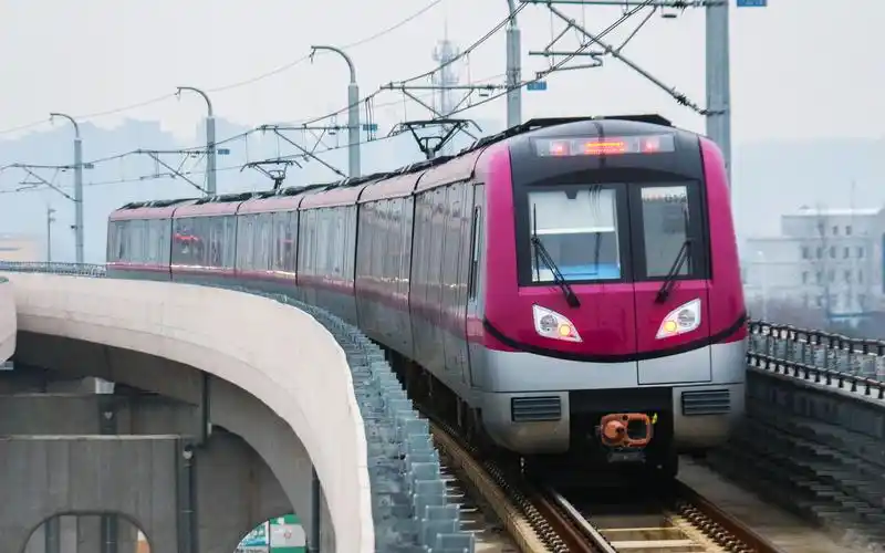 南京地铁s3号线过江段pov南侧展望(马骡圩→刘村)