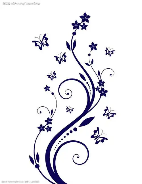 艺术花纹的美图片