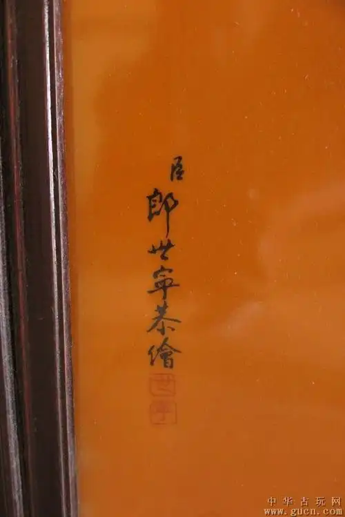 郎世宁恭绘八骏马瓷板画一套