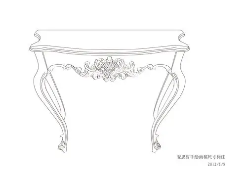 线稿,家具设计