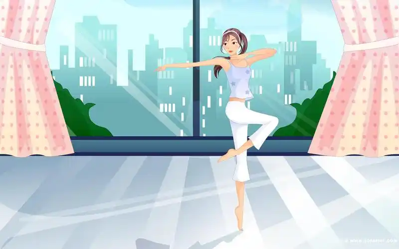 韩国高清晰运动女孩壁纸