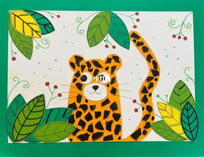 丛林里的小豹子