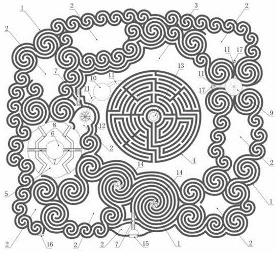 背景技术:首先介绍一下植物迷宫,植物迷宫也叫树篱迷宫或绿篱迷宫,是