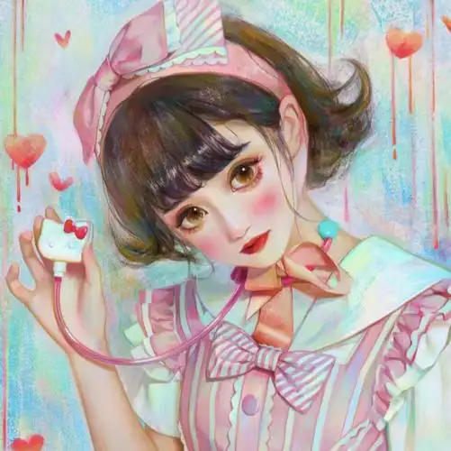 动漫头像 女生 女头 可爱 妹子(作者不详出处不详)