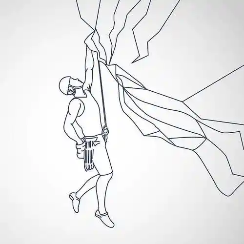 攀登,矢量,标识,象征,插画_高清图片_全景视觉