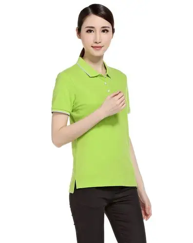 女款浅绿色经典舒适短袖t恤