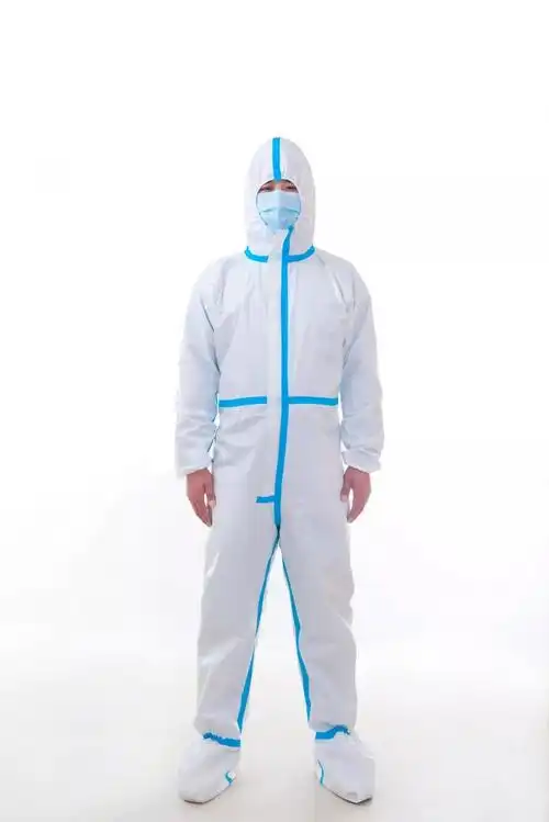 顺丰包邮防护服大白飞沫连体连帽隔离衣坐飞机防护服